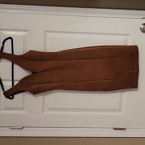 Suede like dress